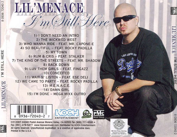 Lil Menace - I'm Still Here Chicano Rap